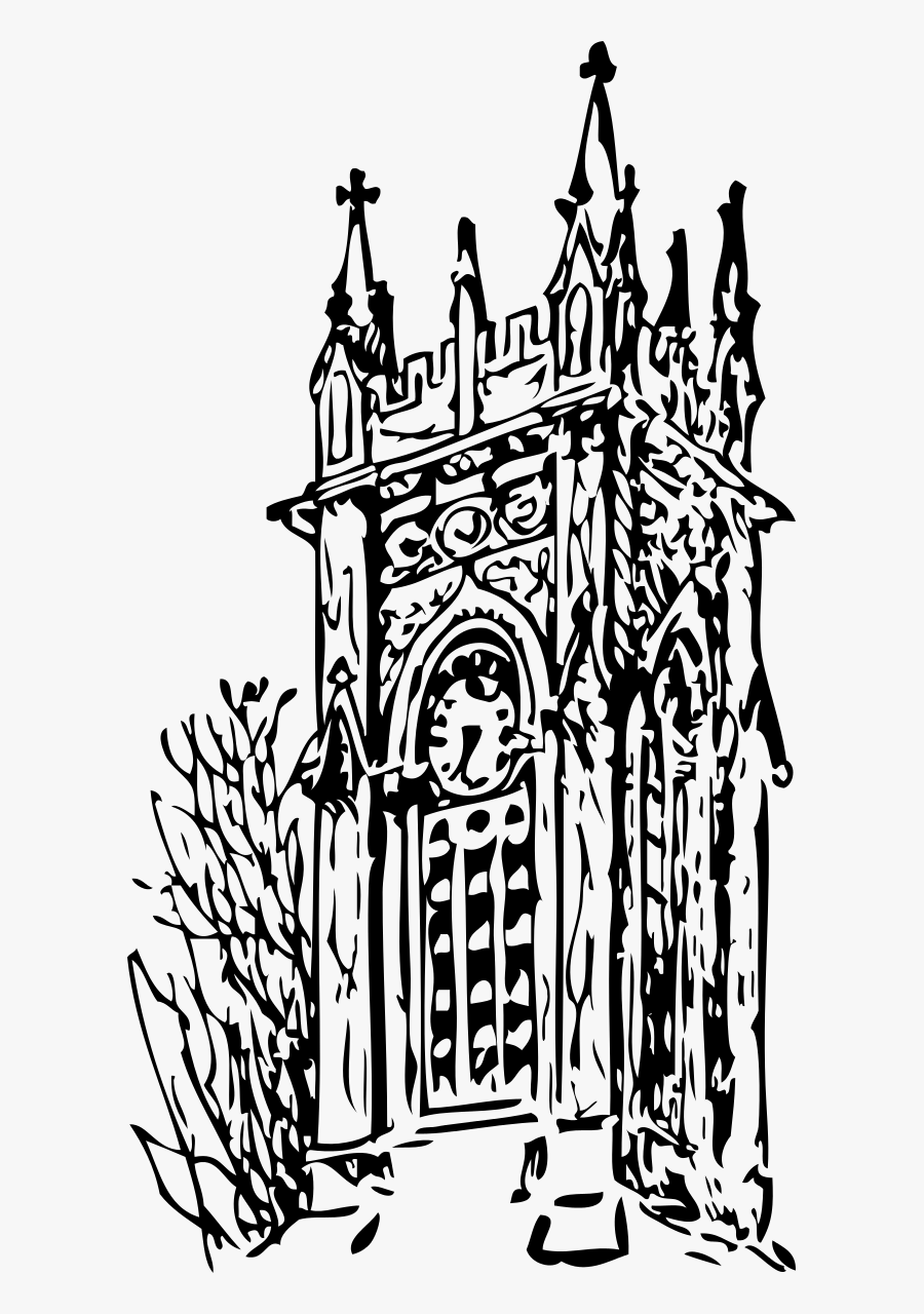 Clock Tower Svg Clip Arts - Clock Tower Tattoo Drawings, Transparent Clipart