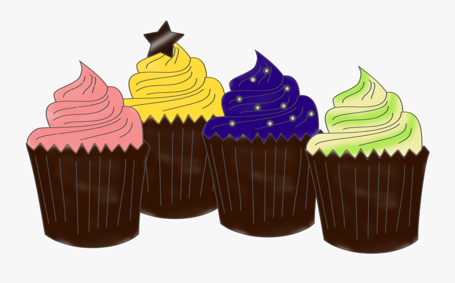 Steaming Cauldron Cupcakes - Illustration, Transparent Clipart