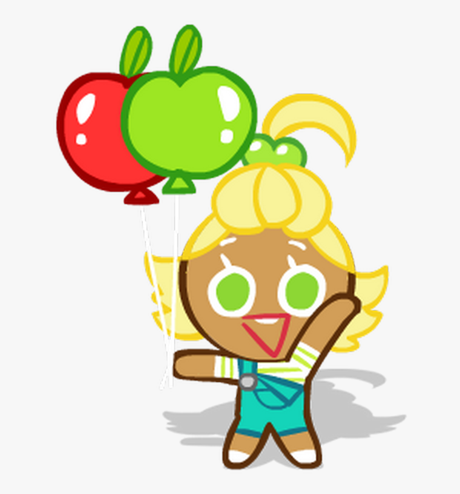 Line Cookie Run Apple Cookie, Transparent Clipart