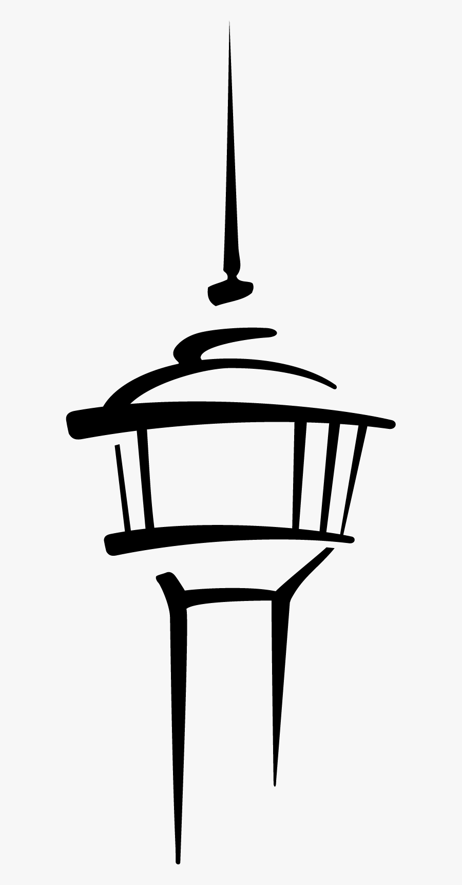 Calgary Tower Clip Art, Transparent Clipart
