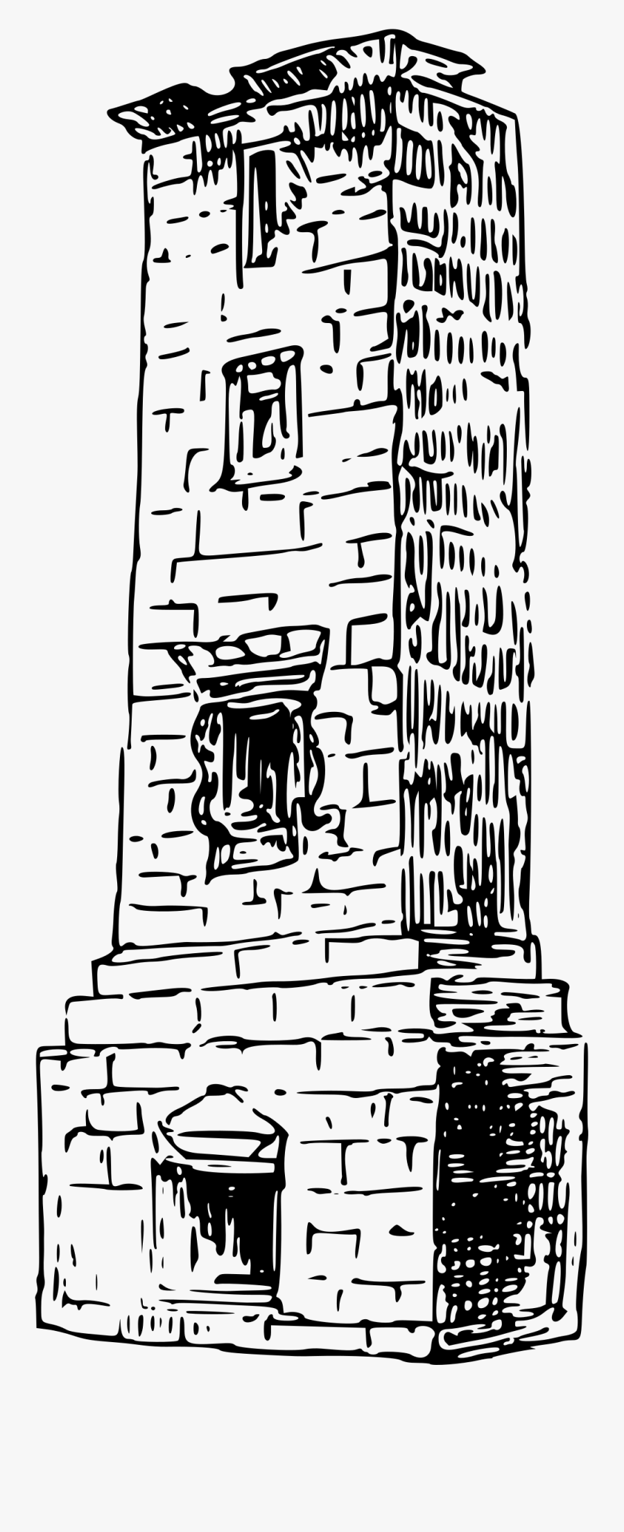 Funerary Tower Clip Arts, Transparent Clipart