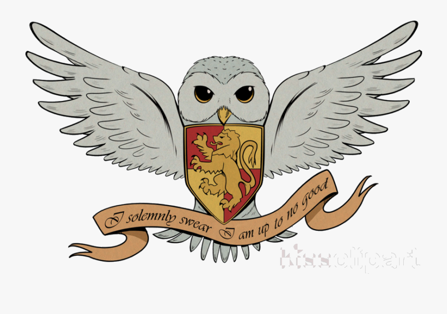 Harry Potter Cartoon Owl Clipart And The Deathly Hallows - Harry Potter Hedwig Cartoon, Transparent Clipart