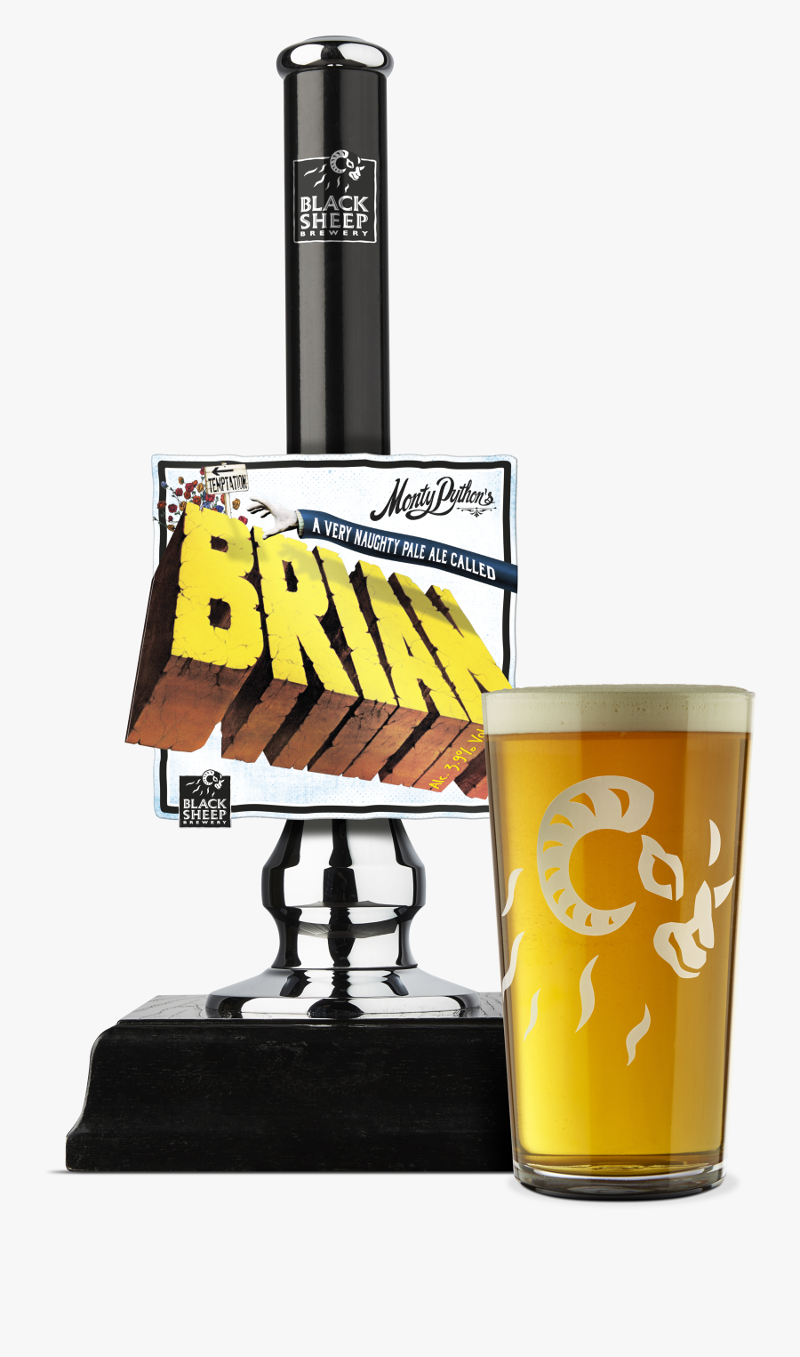 Blacksheep Pump Pint Brian - Black Sheep Twilighter, Transparent Clipart