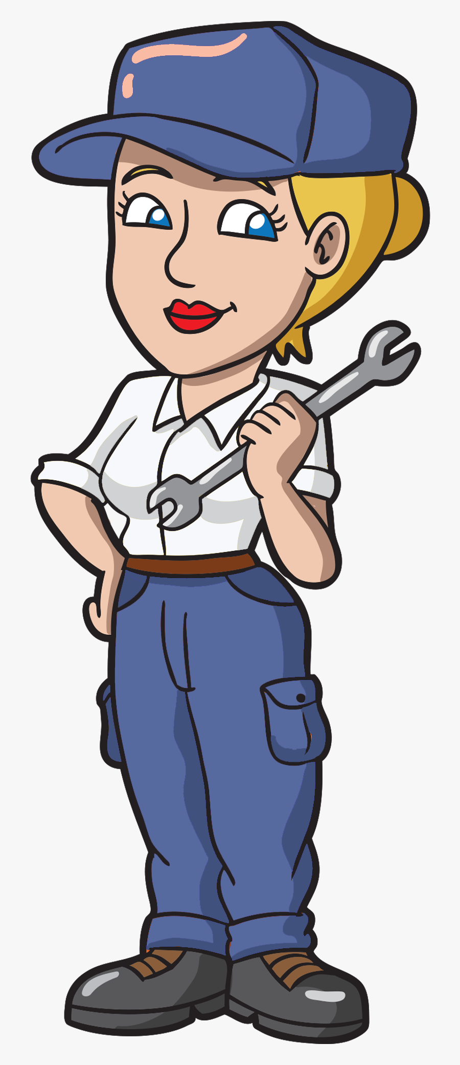 Female Mechanic Clipart , Free Transparent Clipart - ClipartKey