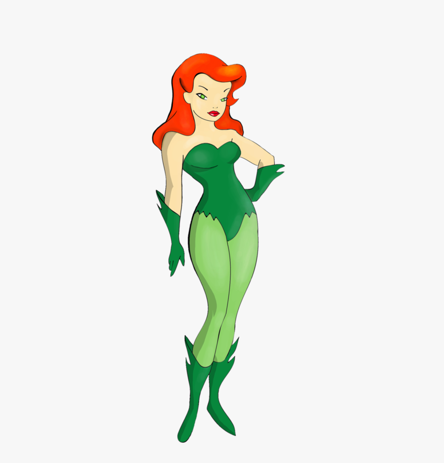 Villains Wiki - Animated Series Poison Ivy, Transparent Clipart