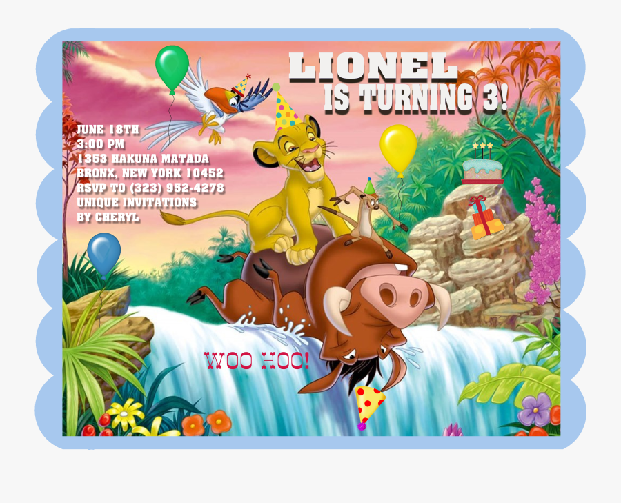 Friendship In Lion King, Transparent Clipart