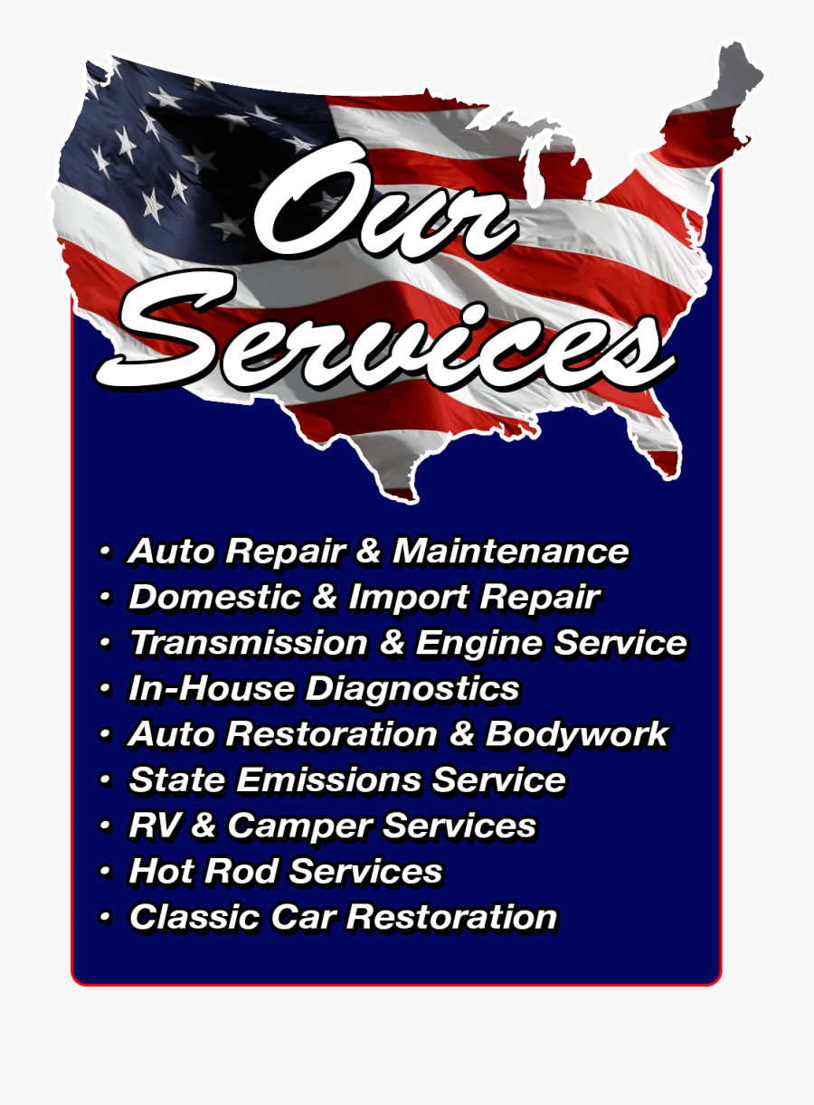 Our Auto Repair Services, Transparent Clipart