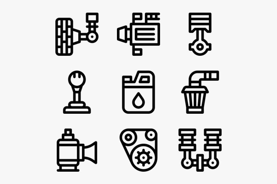 Car Engine - Car Engine Icon, Transparent Clipart