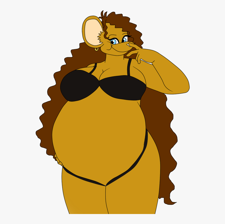 ~ivy With Black Bikini ~ - Cartoon, Transparent Clipart