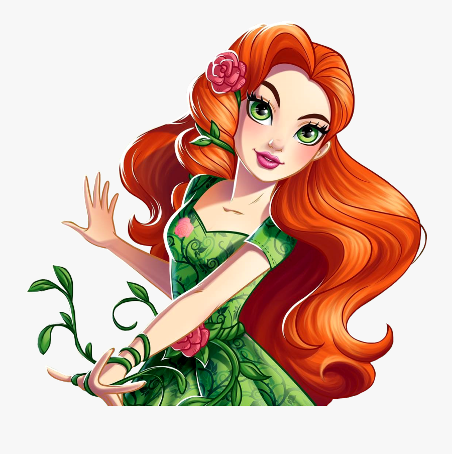 Poison Ivy Super Hero Girls, Transparent Clipart