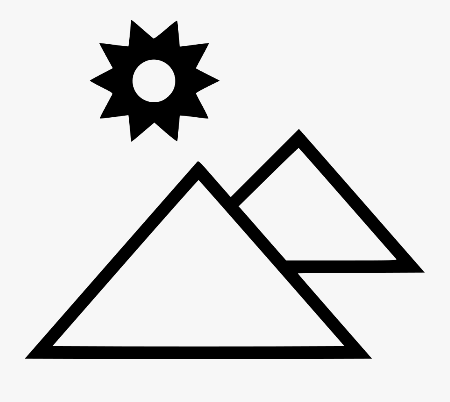 Sun Pyramids Egyptian Culture Egypt - Egyptian Pyramid Pyramid Clipart Black And White, Transparent Clipart