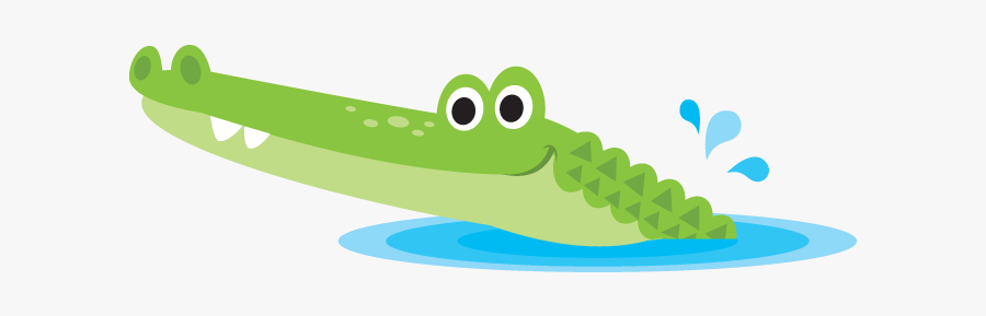 Crocodile Clipart Snappy - Crocodile Baby Png, Transparent Clipart