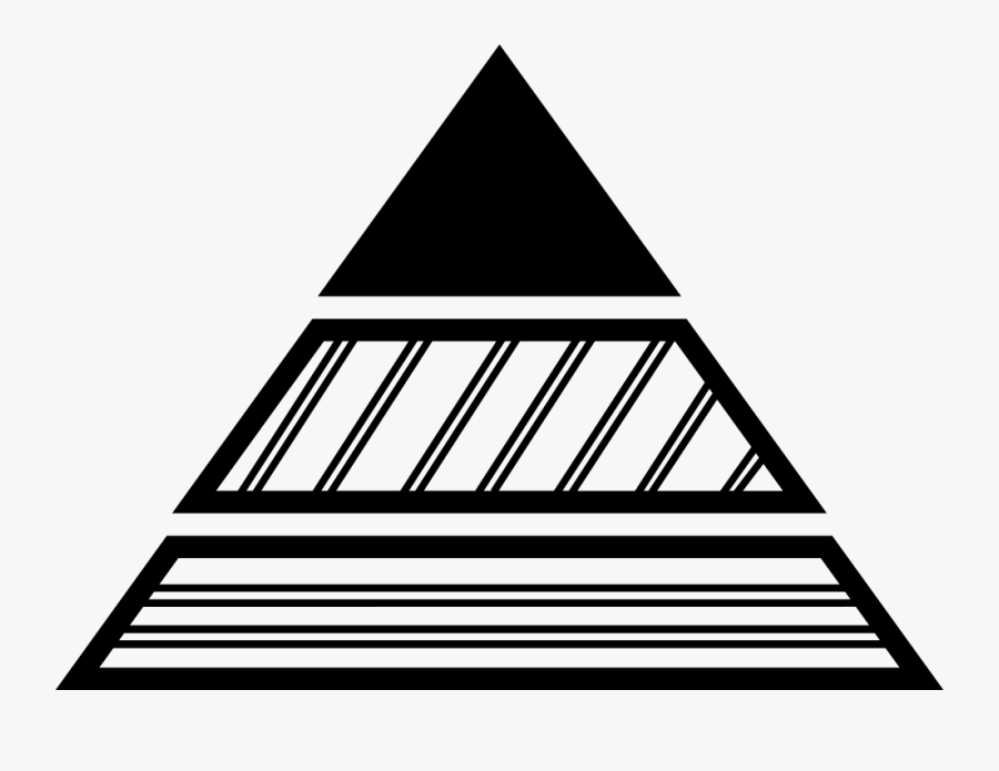Triangular Pyramid Graphic - Grafico De Piramide Png, Transparent Clipart