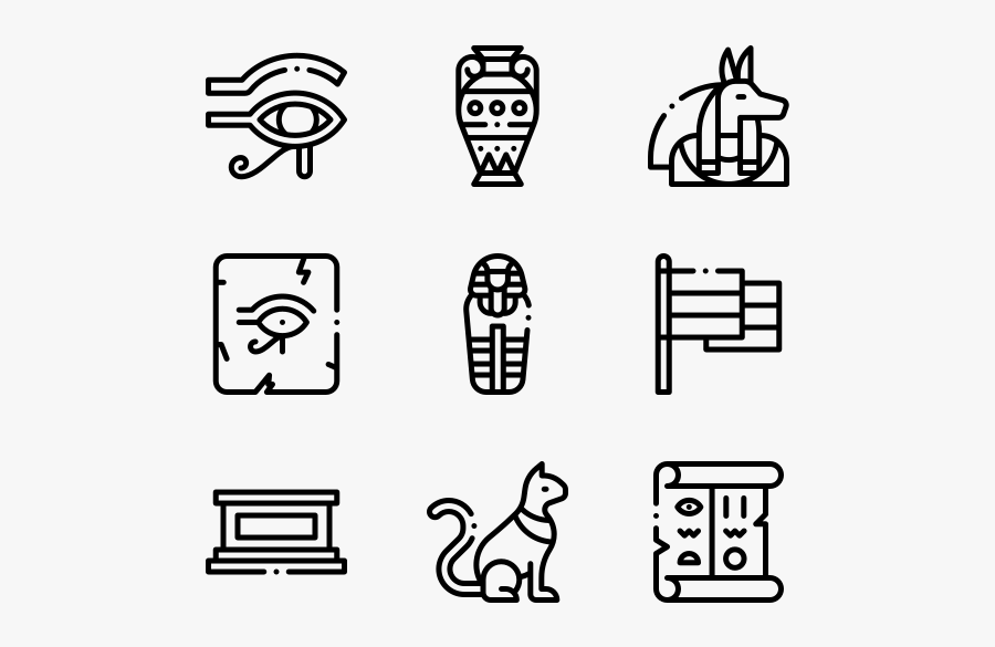 Egypt - Egypt Icons, Transparent Clipart