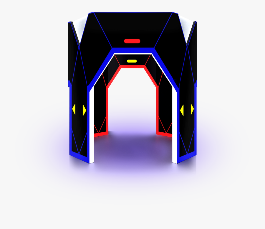 Laser Tag Arena Gates - Architecture, Transparent Clipart