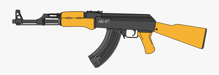 Clip Art Big Image Png - Ak 47 Cut Out, Transparent Clipart
