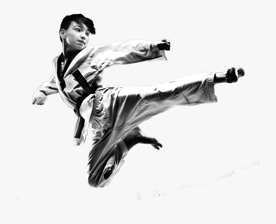 Taekwondo Kid, Transparent Clipart
