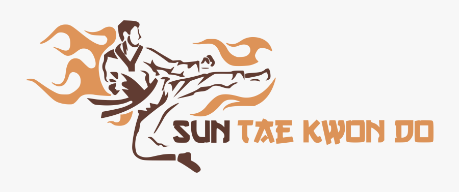 Sun Taekwondo Logo, Transparent Clipart