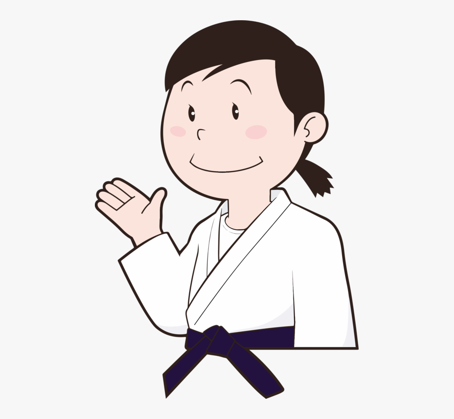 Taekwondo,judo,thumb - Male News Reporter Cartoon, Transparent Clipart