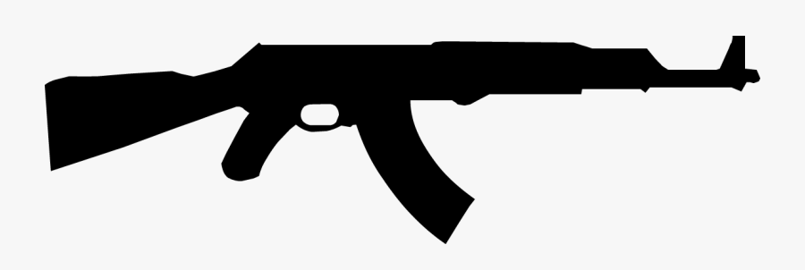 Image Ak Hud Csgo Png Counter Strike - Silhouette Ak47, Transparent Clipart