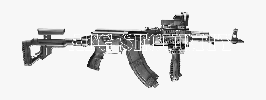 Handguard Ak-47 Rail System Stock M4 Carbine - Fab Defense Ak Quad Rail, Transparent Clipart