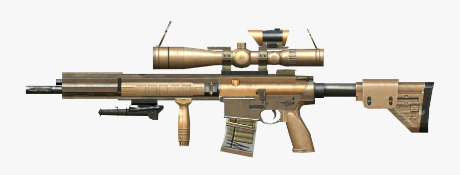Collection Of Rifle - G28 Marksman Rifle, Transparent Clipart
