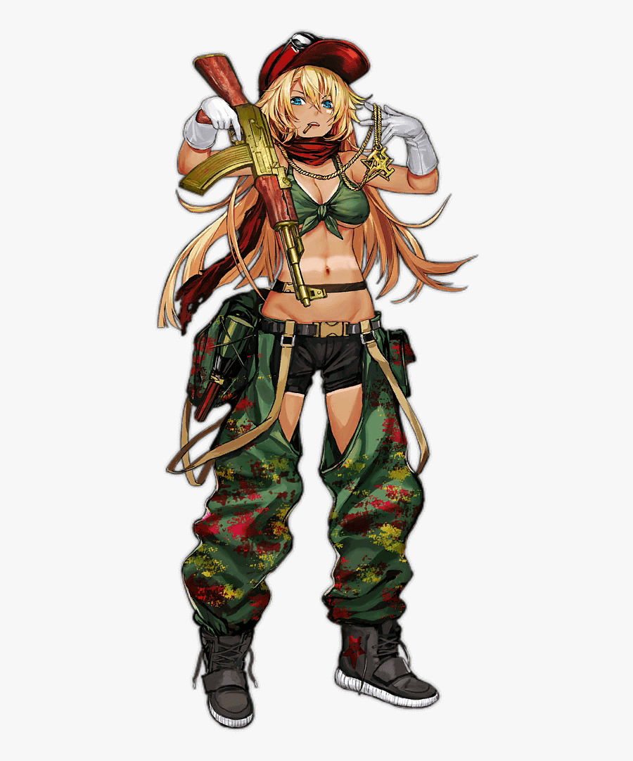 Girls Frontline Ak 74, Transparent Clipart