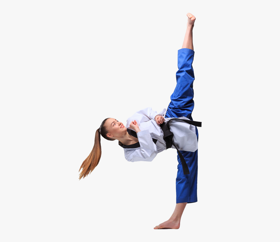 Woman Kicking Over Her Head - Brazilian Jiu-jitsu, Transparent Clipart