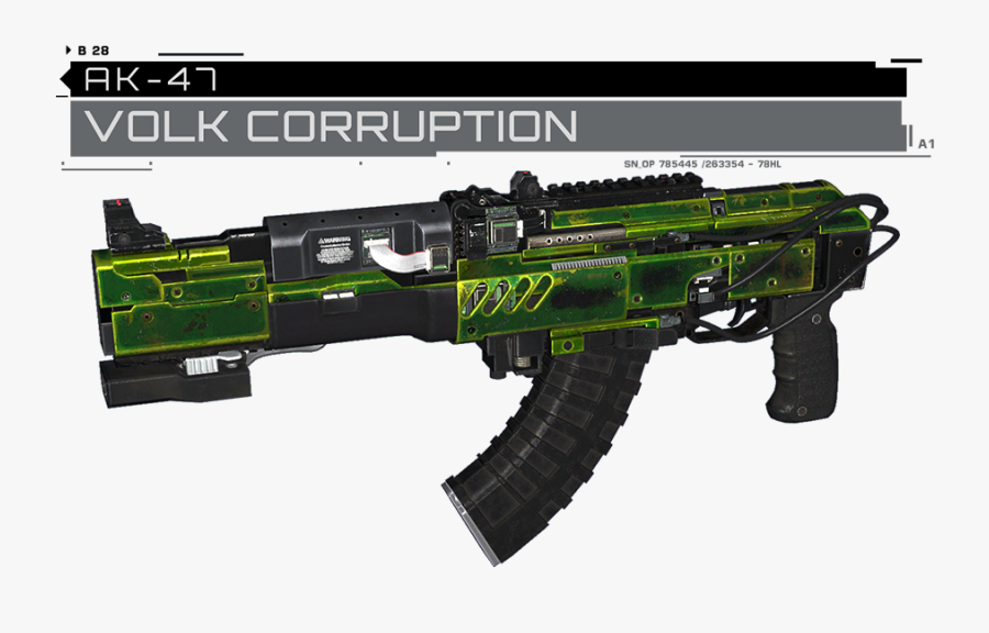 Transparent Call Of Duty Gun Png - Volk Corruption Infinite Warfare, Transparent Clipart