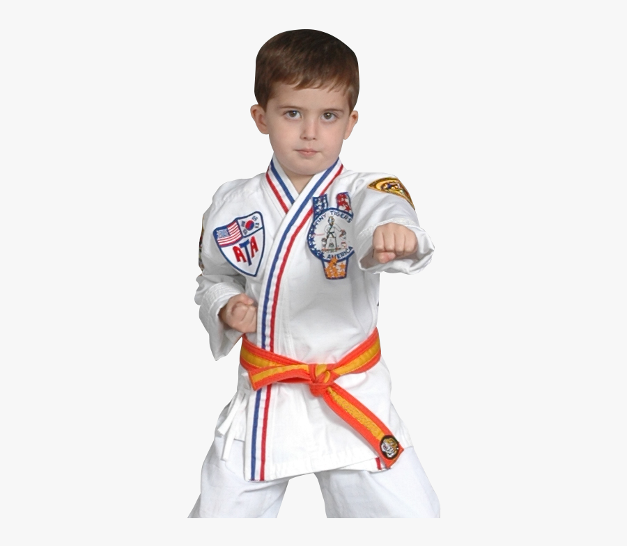 Young Boy Punching - Karate, Transparent Clipart