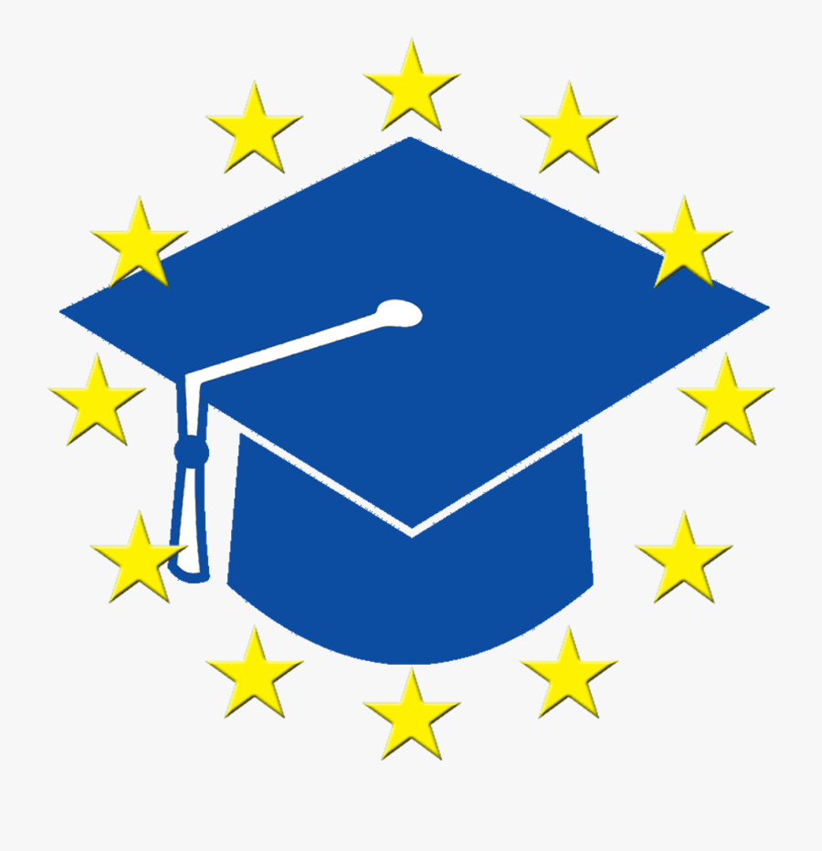 Get Your Phd In Europe Logo - High School Cap Graduation, Transparent Clipart