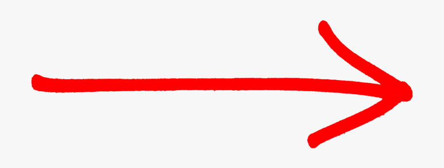 Red Arrow Clipart Line Font Transparent Clip Art Png, Transparent Clipart