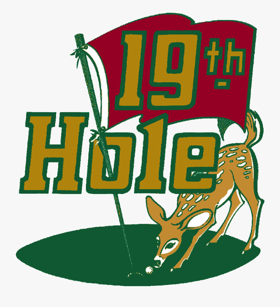 19th Hole Logo - Illustration, Transparent Clipart
