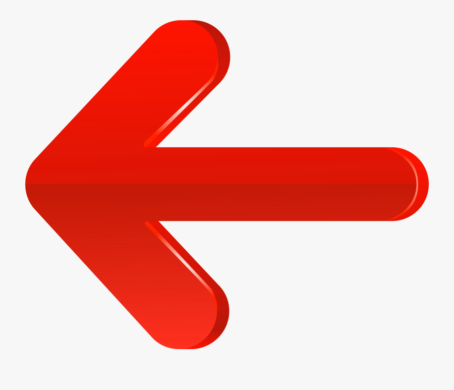 Red Arrow Clip Art - Transparent Background Transparent Arrows Png, Transparent Clipart