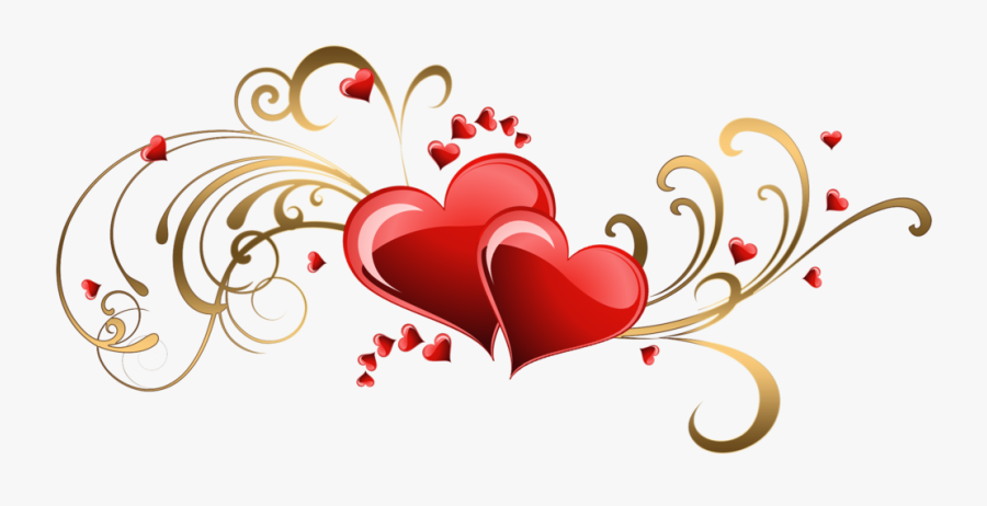 Transparent Corner Clipart - Heart Corner Border Png, Transparent Clipart
