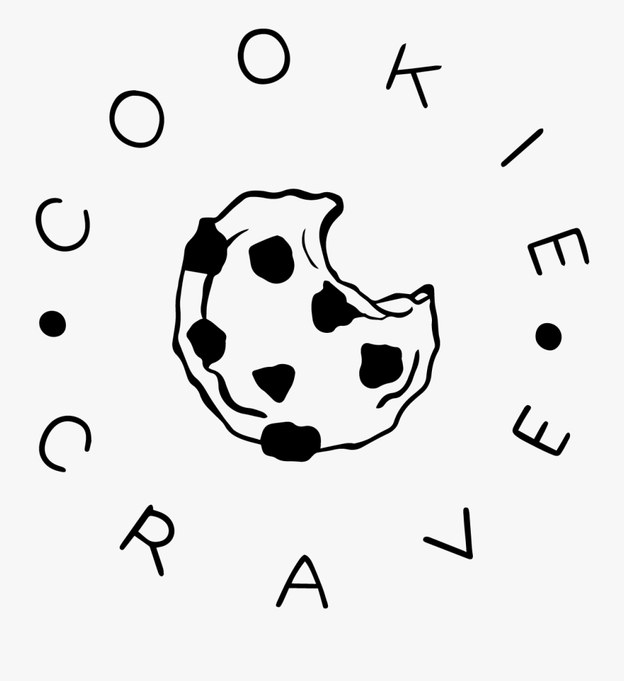 Cookie Logo Black And White, Transparent Clipart