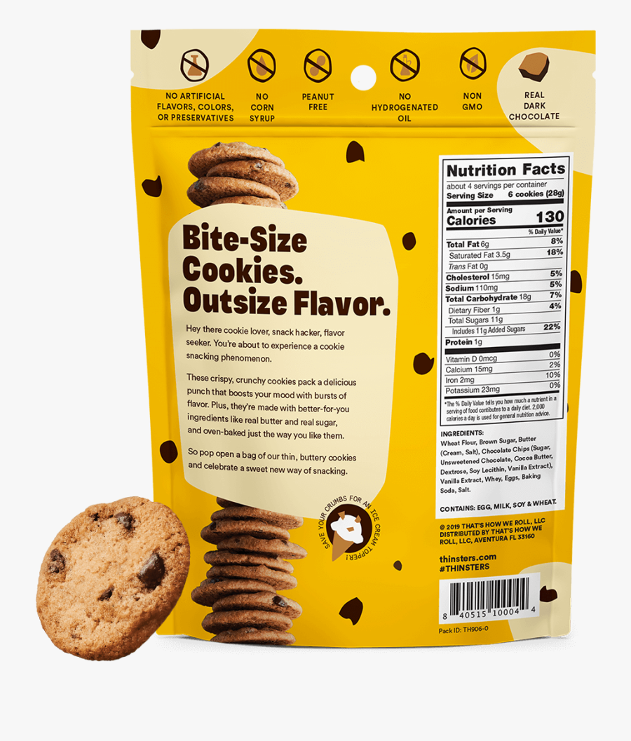 Cookie Thins Toasted Coconut Nutrition, Transparent Clipart