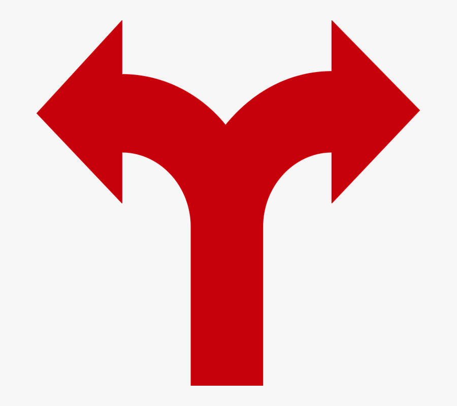 Decision Arrow, Transparent Clipart