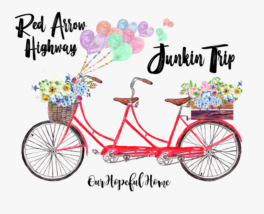 Red Arrow Highway Junkin Trip Michigan Lower Peninsula - Bicycle, Transparent Clipart