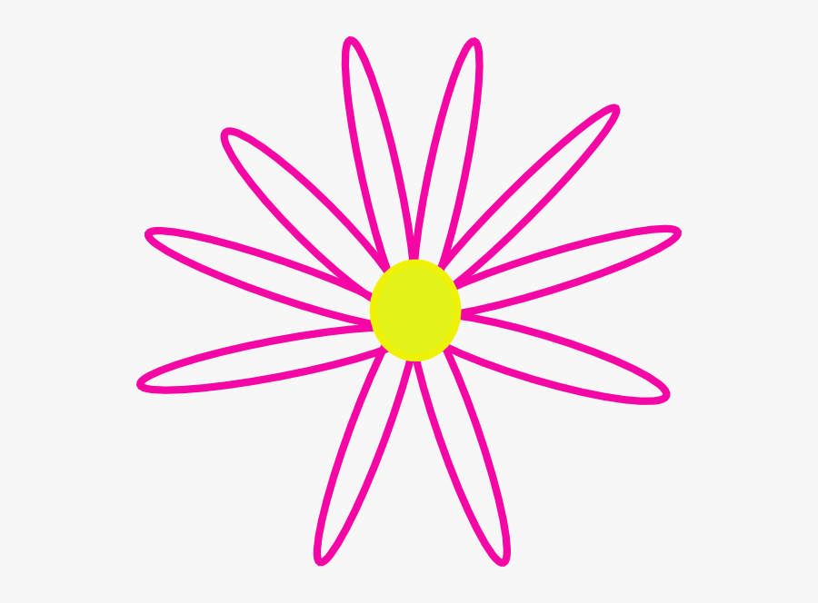 Pink Flower Svg Clip Arts - Circle, Transparent Clipart