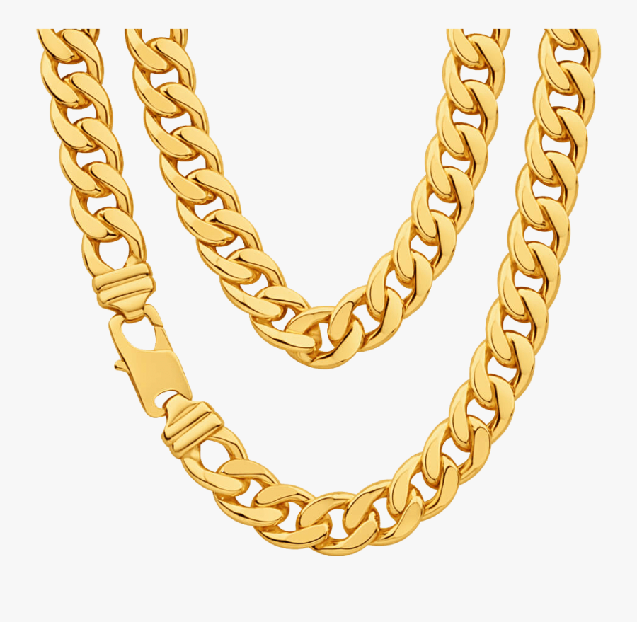 Chain Gold Necklace Clip Art - Thug Life Png Chain, Transparent Clipart