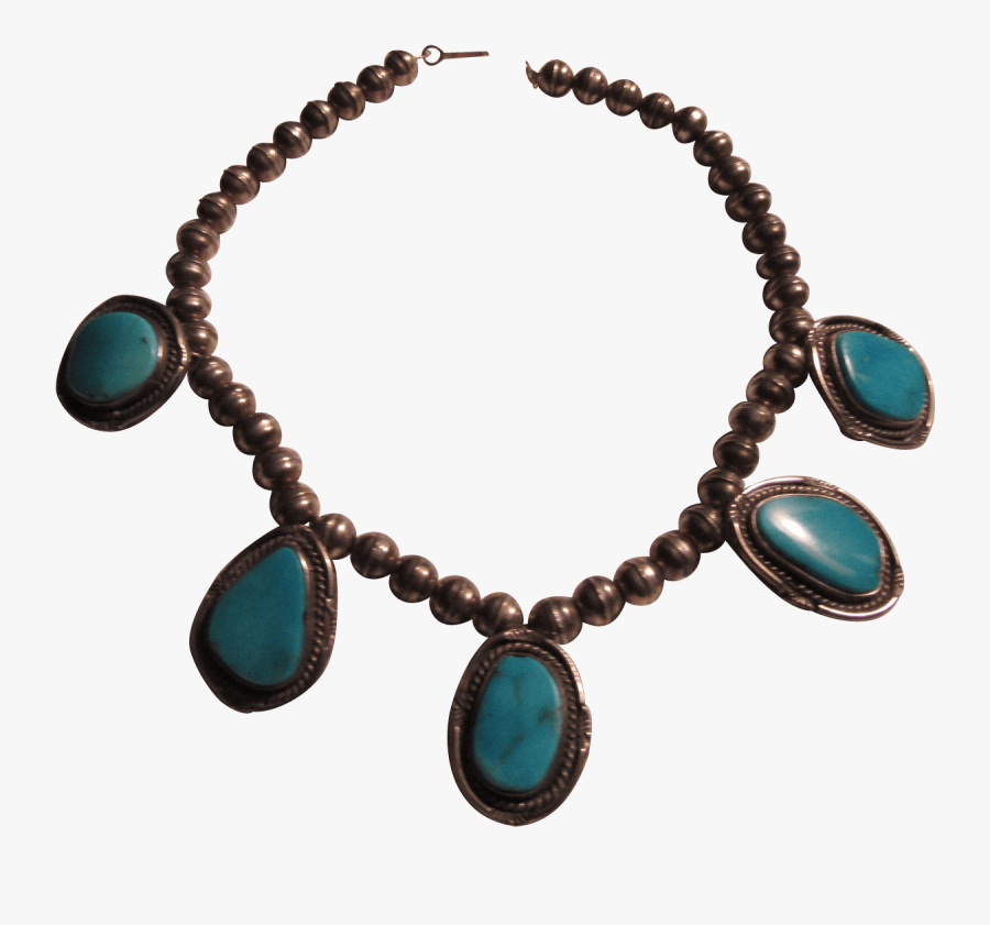 Native American Silver And Turquoise Pendants Necklace - Black Jade Bracelet And Gold, Transparent Clipart