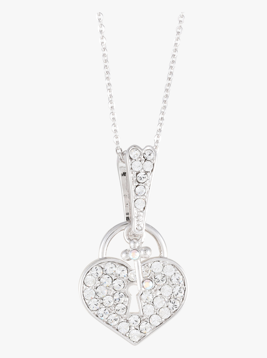 Key Heart Necklace - Locket, Transparent Clipart