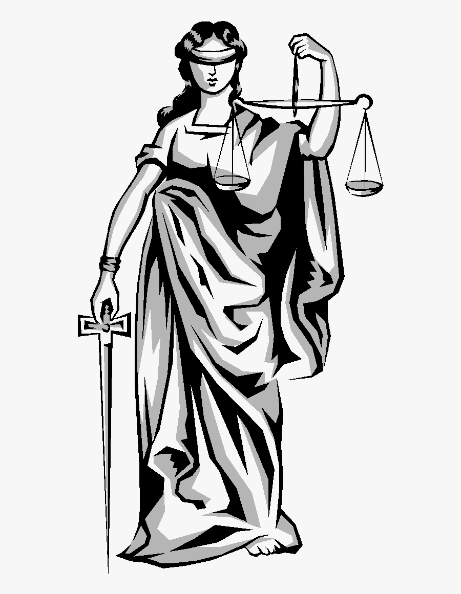 Weighing Scales Lady Justice Clipart , Png Download - Lady Justice Transparent Background, Transparent Clipart