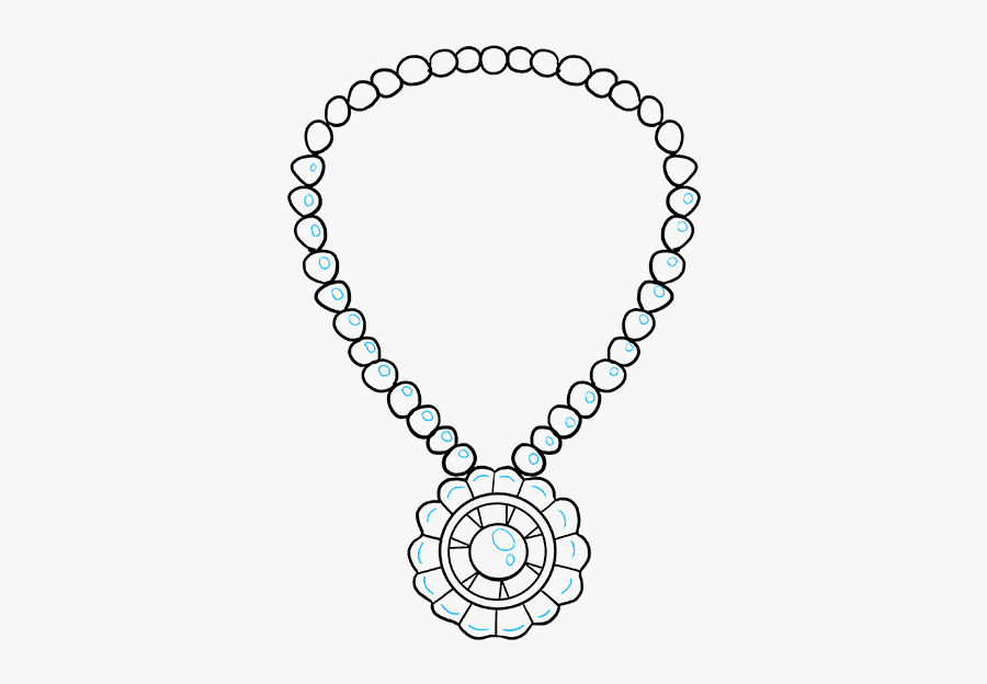 How To Draw Necklace - Ministry Of Defence Nigeria Logo, Transparent Clipart