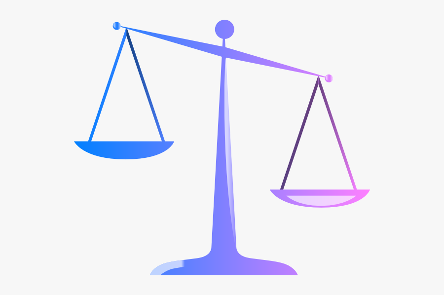 Scales Of Justice Clip Art, Transparent Clipart