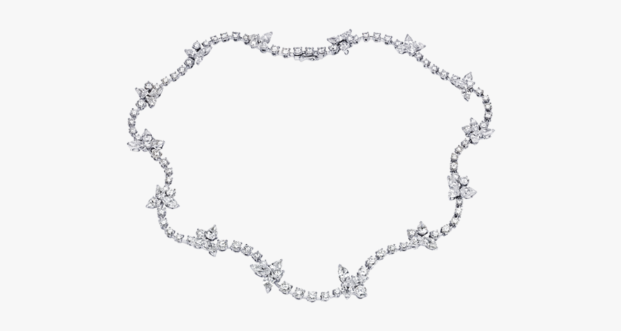 Bridal White Gold And Diamond Necklaces For Women - Necklace, Transparent Clipart