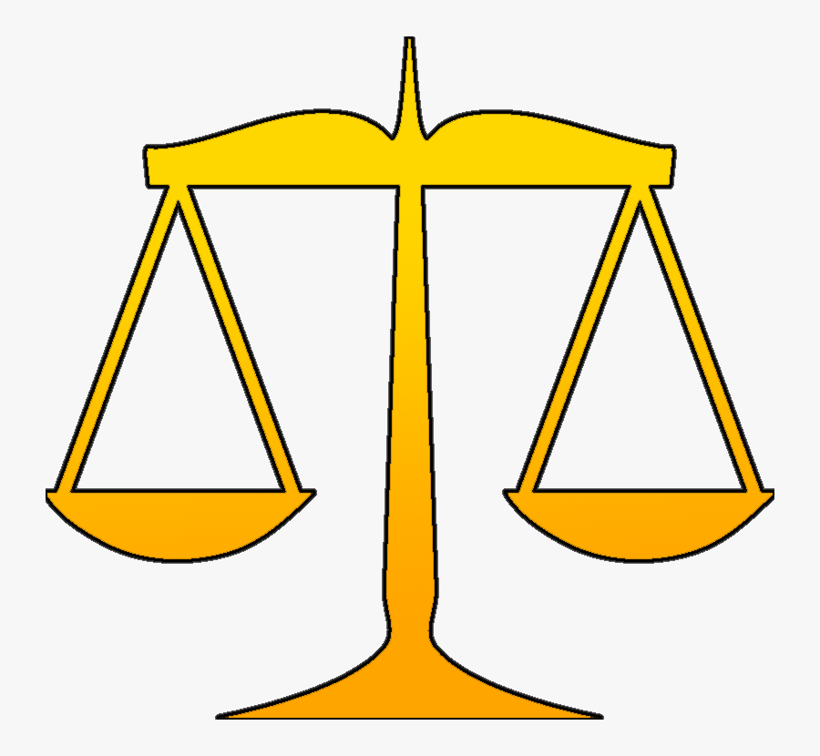 Scales Of Justice Png - Justice Scales Clipart, Transparent Clipart