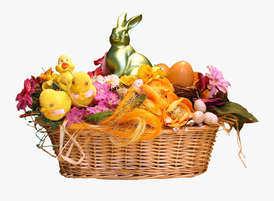 Download Easter Basket Png Transparent 230 - Easter Egg Basket Png, Transparent Clipart