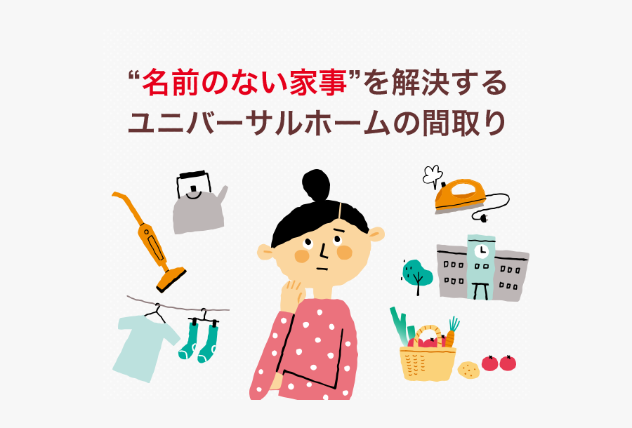 Layout Of Universal Home Solving Housework Without - Housekeeping, Transparent Clipart